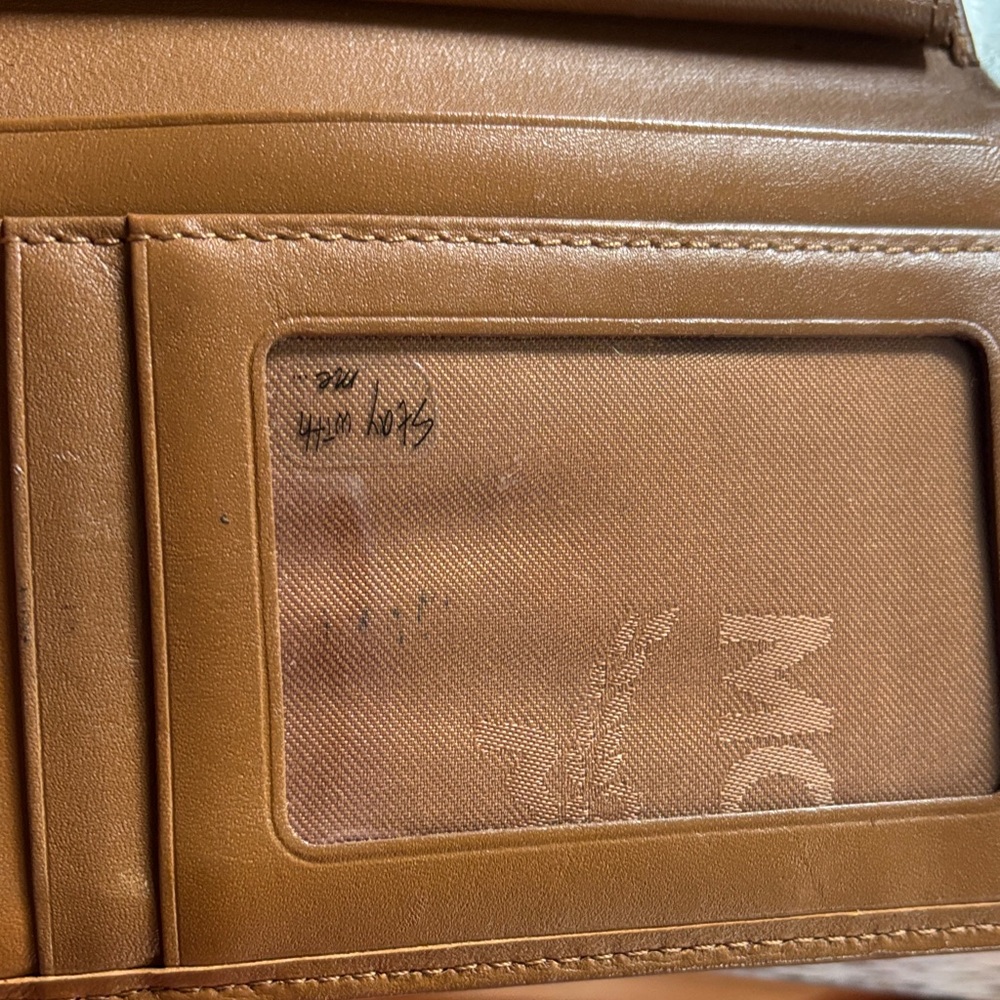 MCM Cognac and Dark Brown Leather Wallet - EUC - Picture 5 of 16